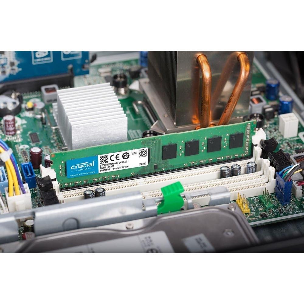 Memória Crucial, 8GB, 1600mhz, DDR3L, 1.35v Memória Crucial, 8GB, 1600mhz, DDR3L, 1.35v