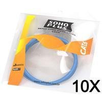 10 Patch Cord C6 Sohoplus Furukawa Injetado Fábrica 100%, Cobre, Tamanho: 1.5 Metros
