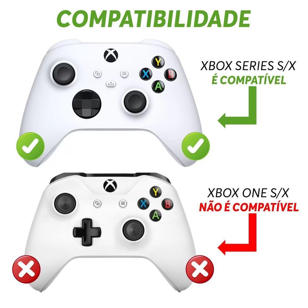 Capa Capinha Case Skin Para Controle De Xbox Series S X - Branco Capa Capinha Case Skin Para Controle De Xbox Series S X - Branco
