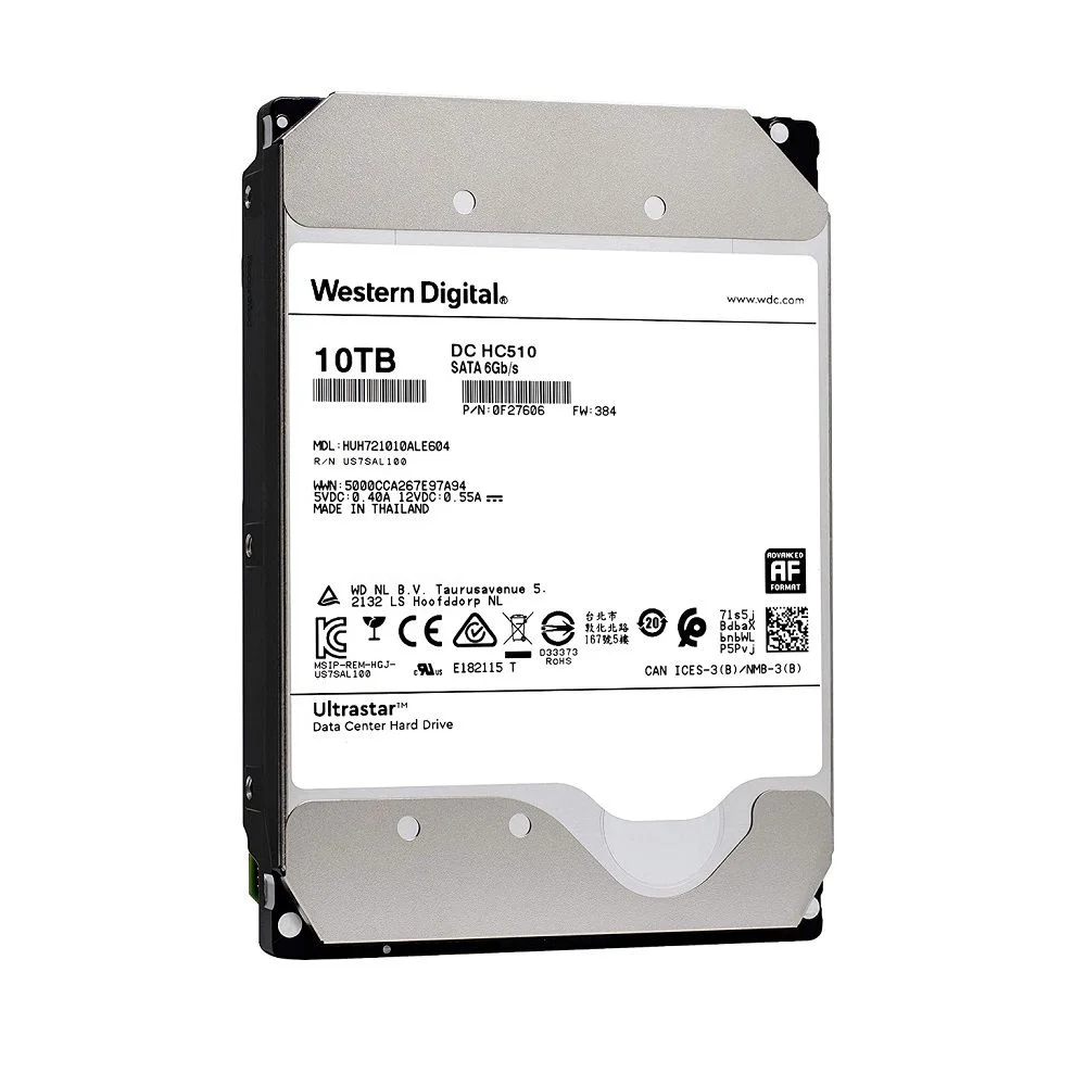 HD WD 10TB Ultrastar Enterprise Dc Hc510 KaBuM