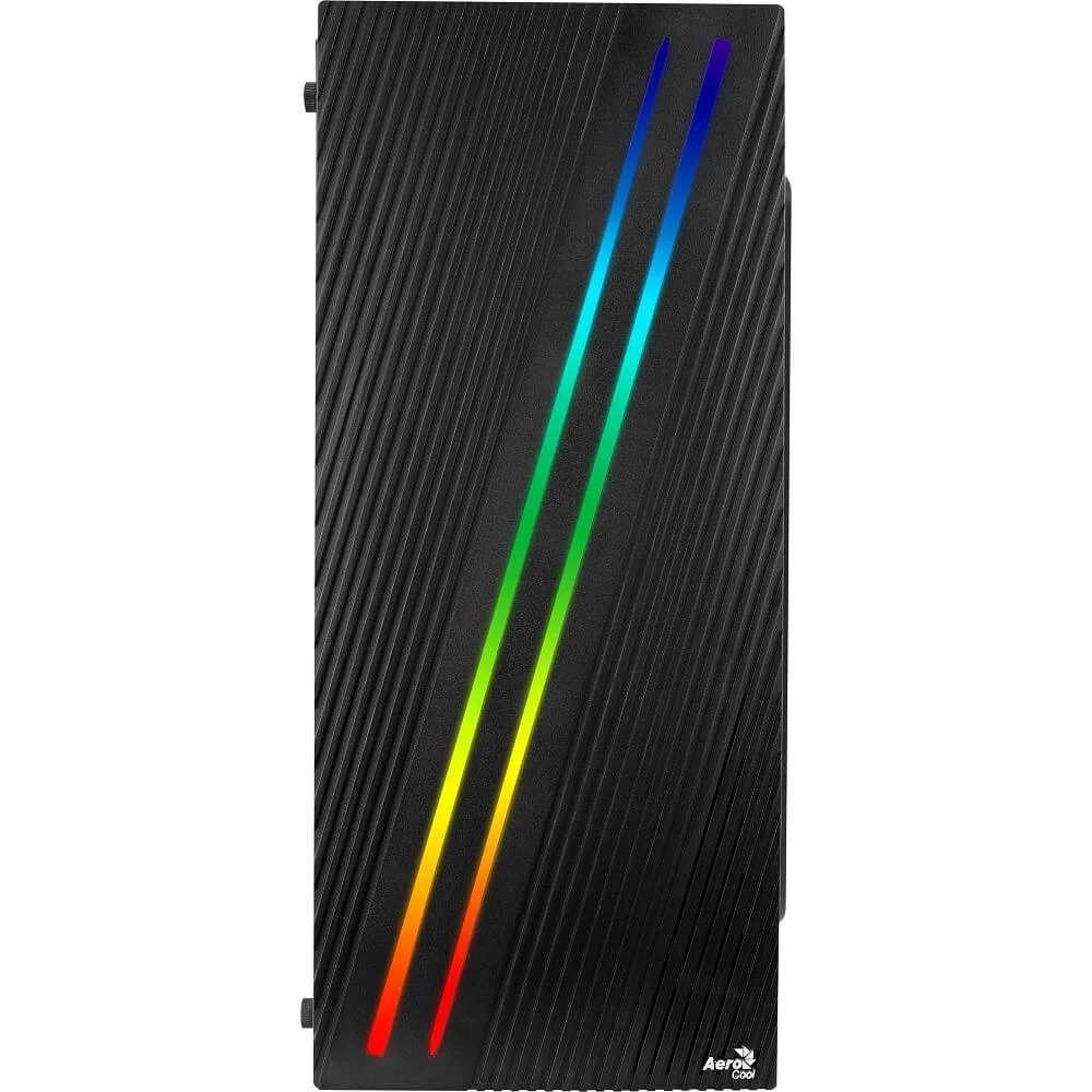 Gabinete Gamer Aerocool Streak V1 Frontal, Mid Tower, RGB, Lateral Acrílico - 78121