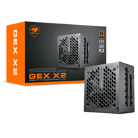 Fonte Cougar Gex X2 850, 850W, 80 Plus Gold, Pfc Ativo, Ultra-Silenciosa, Full Modular, Preta - 31gt085004p01