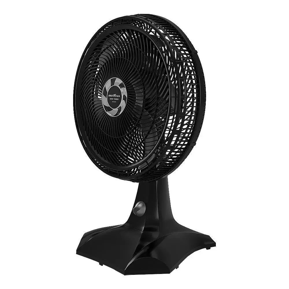 Ventilador Mesa Britânia Bvt301, 30cm, 60W, Preto, 220v Ventilador Mesa Britânia Bvt301, 30cm, 60W, Preto, 220v