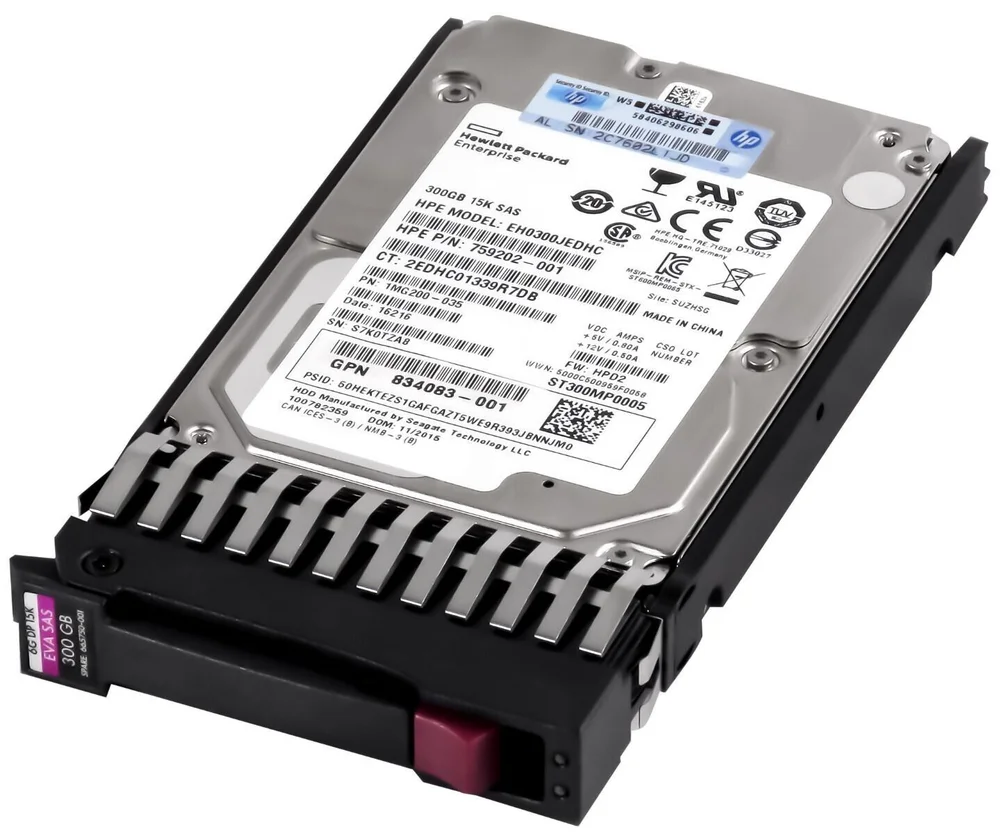 Hd Hp 300GB 12GB 15k Sas 25 KaBuM