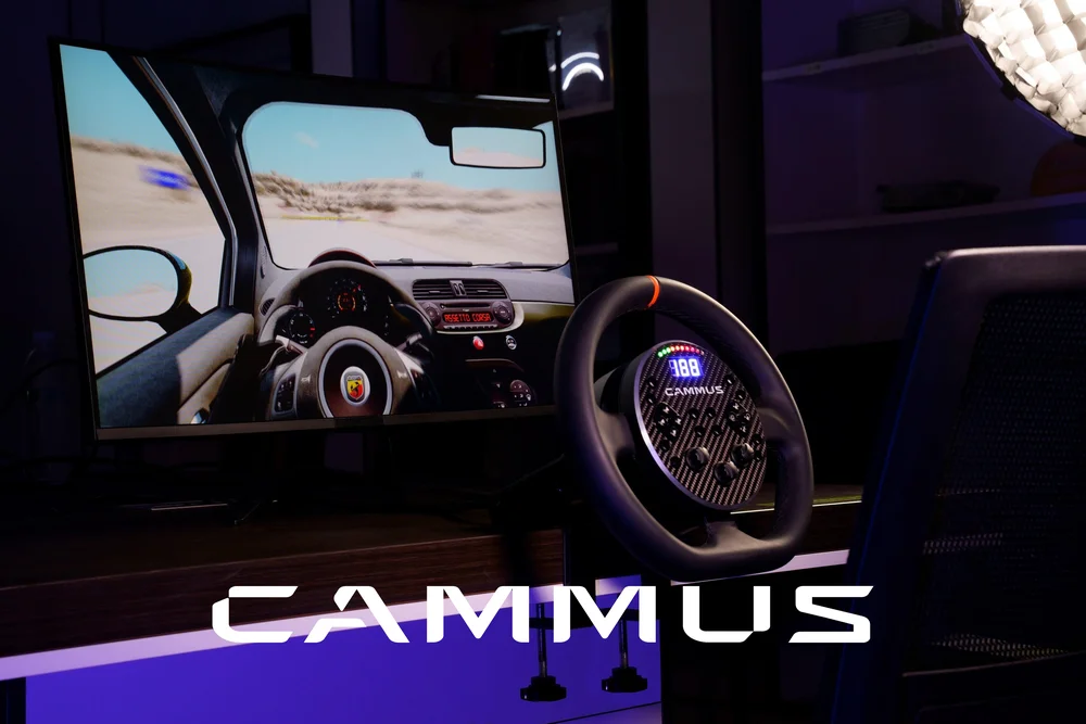 Volante Pc Cammus C5, 5nm, Base Volante, Direct Drive, Gamer - view 5