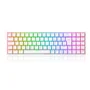 Teclado Mecanico Gamer Redragon,Pollux, RGB, Switch Red,Branco - K628-rgb-w