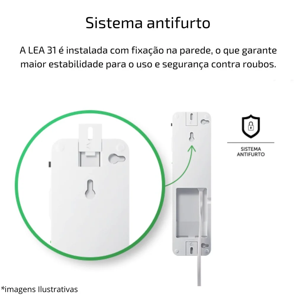 Luminária De Emergência Intelbras-LEA 31 , Autônoma. Luminária De Emergência Intelbras-LEA 31 , Autônoma.