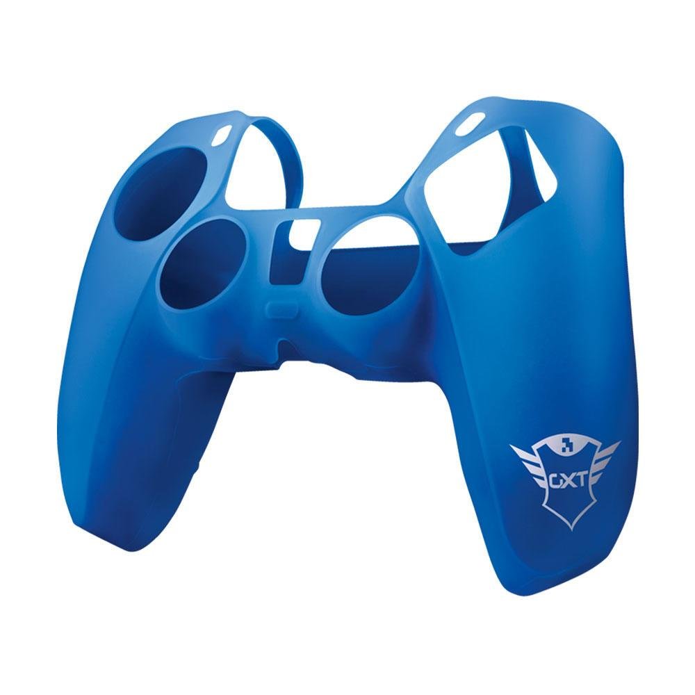 Capa De Silicone Trust Para Dualsense PS5, Controller Skin Blue, Gxt 748 - 24171
