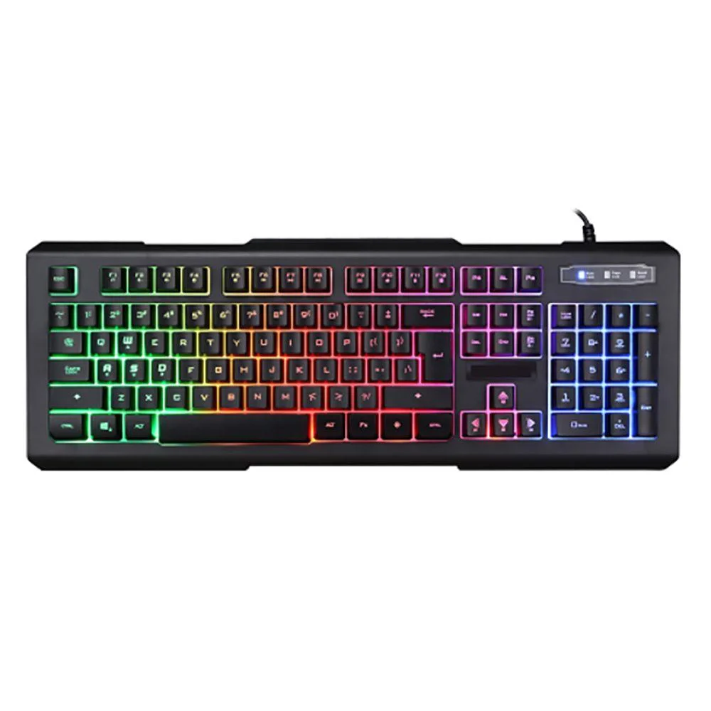 Teclado Com Fio Gamer Sate AK840 KaBuM