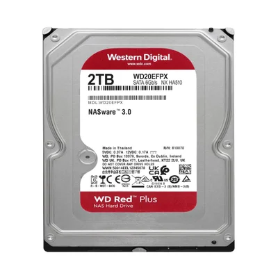 WD Red Plus 2TB NAS HDD 新品未開封 WD20EFP HD-WD-Red-Plus-2TB-NAS-Para-