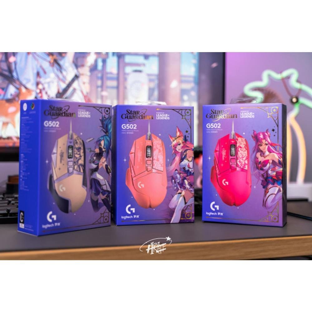 Mouse Gamer Logitech G502 Hero Kda Akali KaBuM