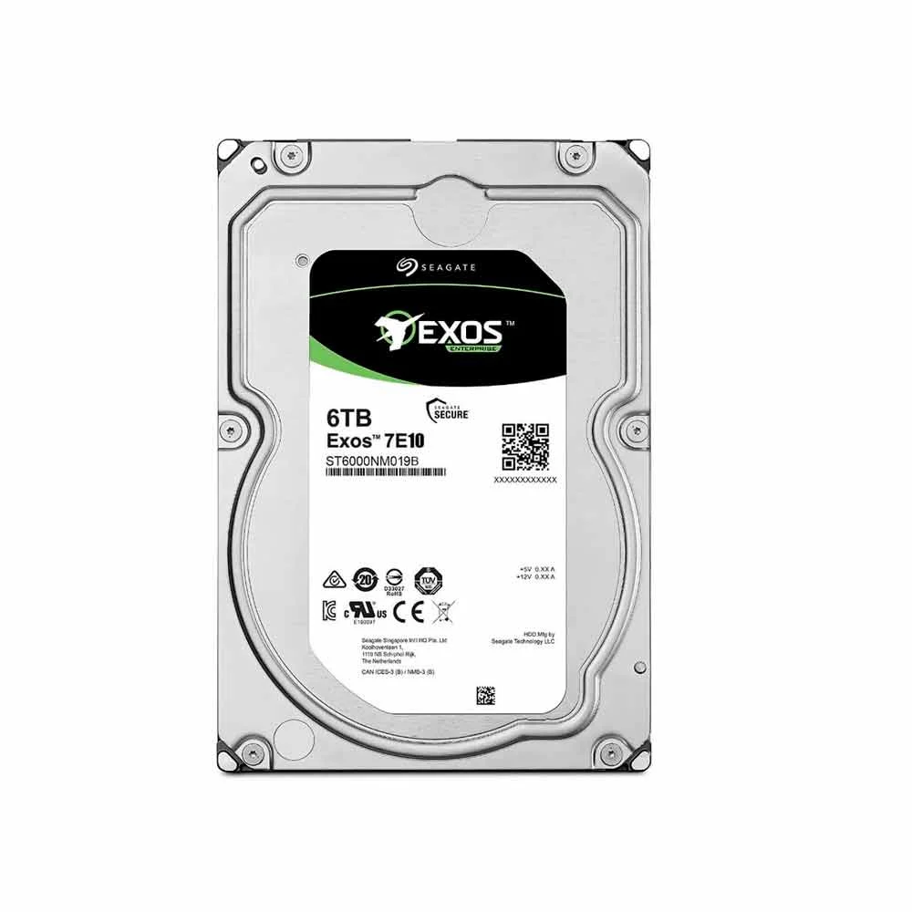 HD Seagate Exos 6TB 7200RPM 256MB Sata KaBuM