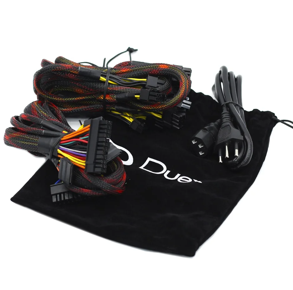 Fonte Duex 850w, 80 Plus Bronze, Pfc Ativo, Full Modular, 850fse++