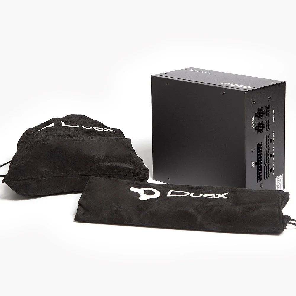 Fonte Duex 850w, 80 Plus Bronze, Pfc Ativo, Full Modular, 850fse++