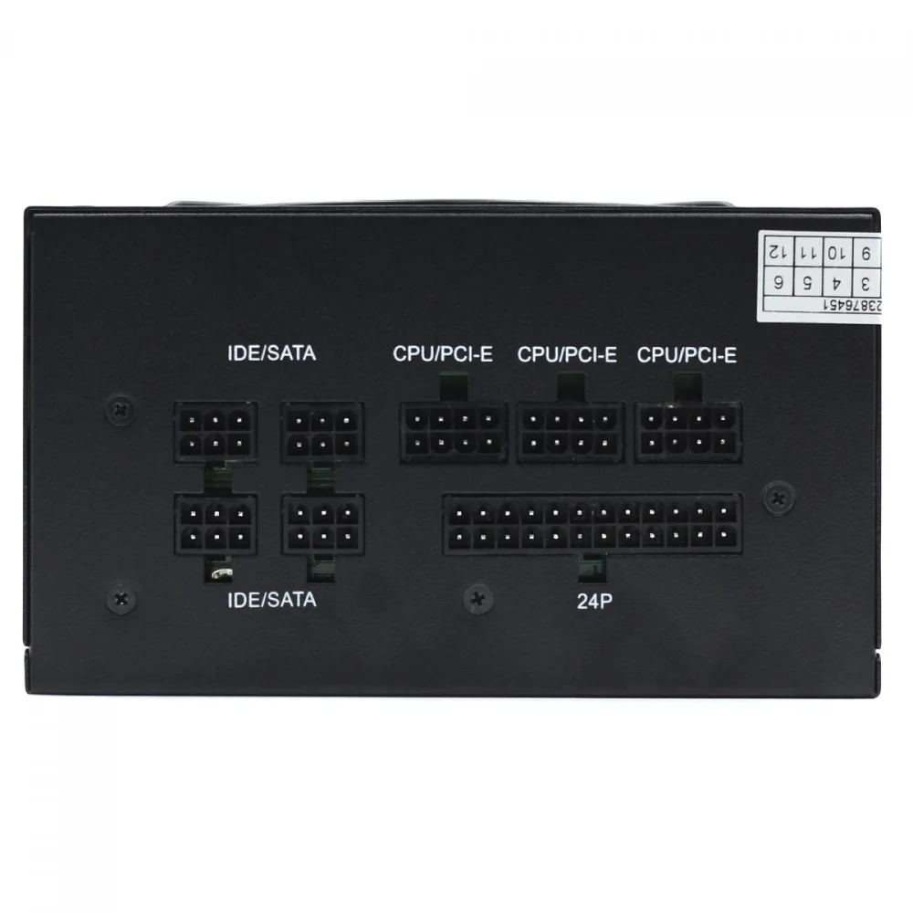 Fonte Duex 850w, 80 Plus Bronze, Pfc Ativo, Full Modular, 850fse++