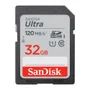 Cartão De Memória Sd Sandisk, 32GB, Ultra 120mbs Classe C10