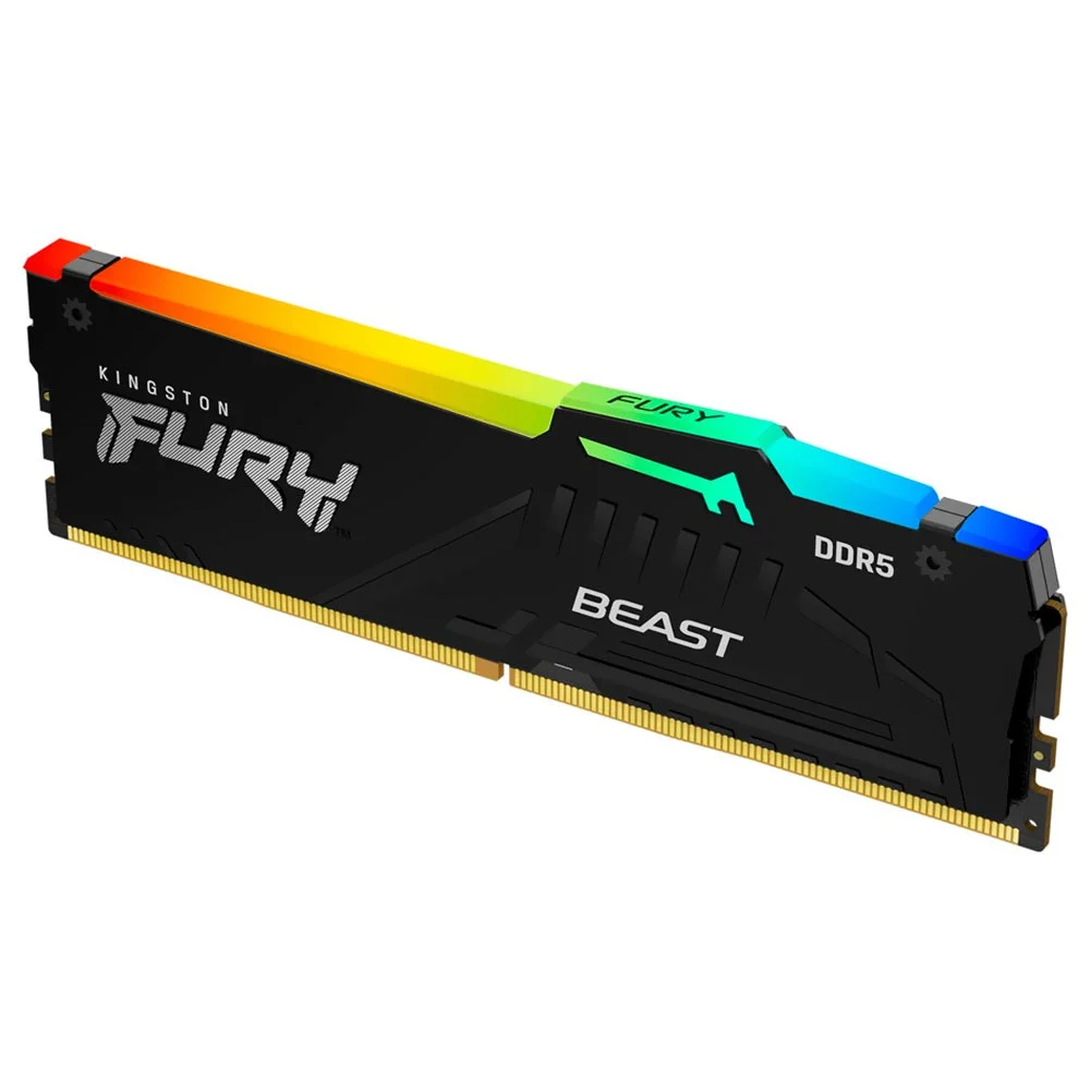 KINGSTON FURY DDR5 6000MHz 16GB 1枚 Memória Kingston Fury Beast 16GB KaBuM