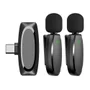 Microfone De Lapela Vimai Ap004-2, P/dispositivos USB-c, Preto