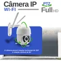 Câmera Ip WIFI, Speed Dome Externa, C/ Cartão De Memória 64GB, Motorizada, A Prova D´agua, Lente 3.6mm
