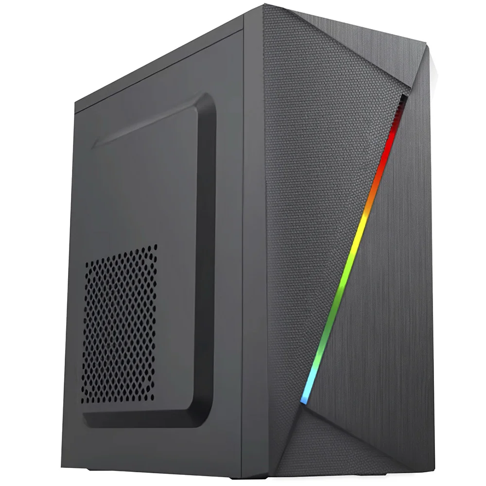 Gabinete Gamer Vortex, Preto, Mid Tower, Com Faixa De LED Gabinete Gamer Vortex, Preto, Mid Tower, Com Faixa De LED