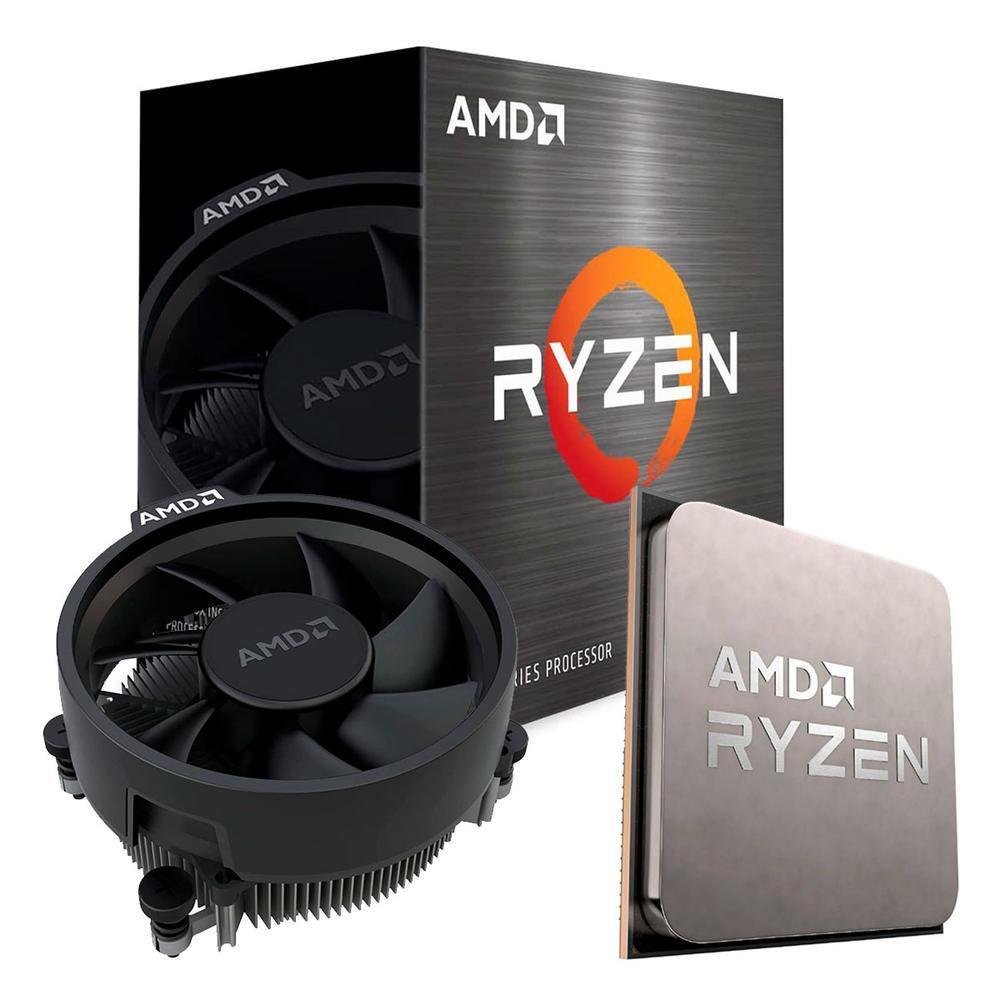 CPU AMD Rrzen5 5500 Processador AMD Ryzen 5 5500 36ghz KaBuM