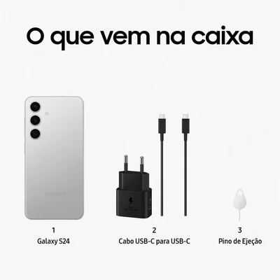 Smartphone Samsung Galaxy S24 256GB 8GB KaBuM
