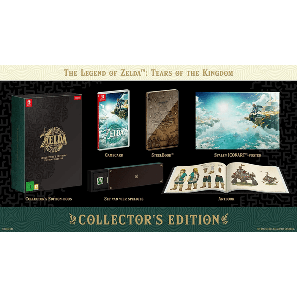 Jogo The Legend Of Zelda: Tears Of The Kingdom Collector's Deluxe Edition - Nintendo Switch (eur) Jogo The Legend Of Zelda: Tears Of The Kingdom Collector's Deluxe Edition - Nintendo Switch (eur)