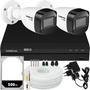 Kit Intelbras Cftv, 02 Câmeras VHD 1130B G7 + DVR Mhdx 1204, HD 500GB