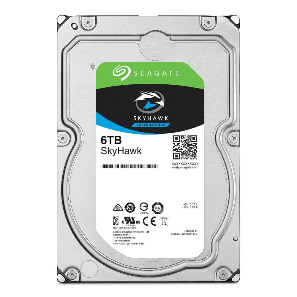 カ*メ様 Seagate SkyHawk 6TB HDD バルク 内蔵 Hd 35 Polegadas KaBuM