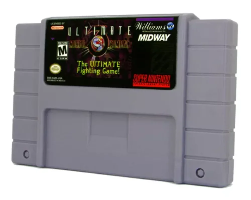 Jogo Retro Super Nintendo, Ultimate Mortal Kombat 3 Jogo Retro Super Nintendo, Ultimate Mortal Kombat 3