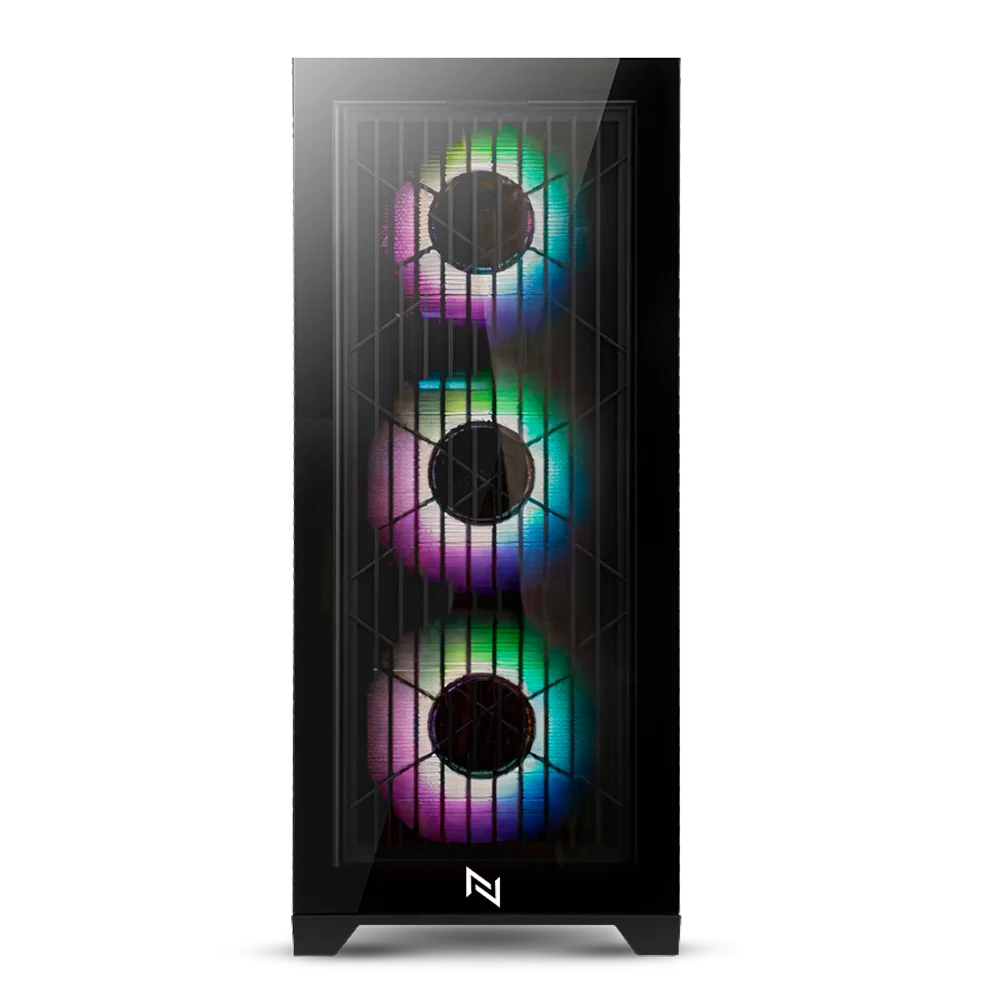 Gabinete Gamer Neologic Titan, ATX, Vidro Temperado, Com 3 Fans RGB, Preto - Nltitn Gabinete Gamer Neologic Titan, ATX, Vidro Temperado, Com 3 Fans RGB, Preto - Nltitn