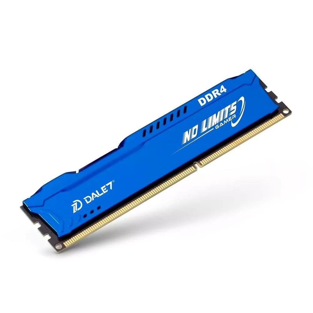 Memória Gamer Dale7 No Limits, 16GB, 2133Mhz, DDR4, Desktop, Azul Memória Gamer Dale7 No Limits, 16GB, 2133Mhz, DDR4, Desktop, Azul