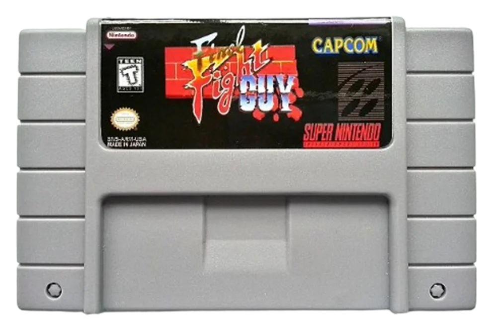 Jogo Retro Video Game Super Nintendo Final Fight Guy Jogo Retro Video Game Super Nintendo Final Fight Guy