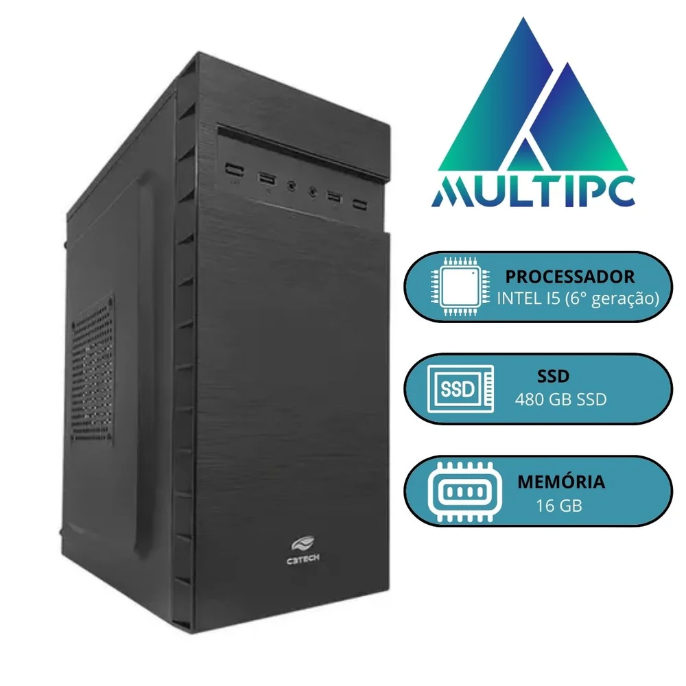 Computador Multipc Intel I5 6 Geraço 16GB KaBuM