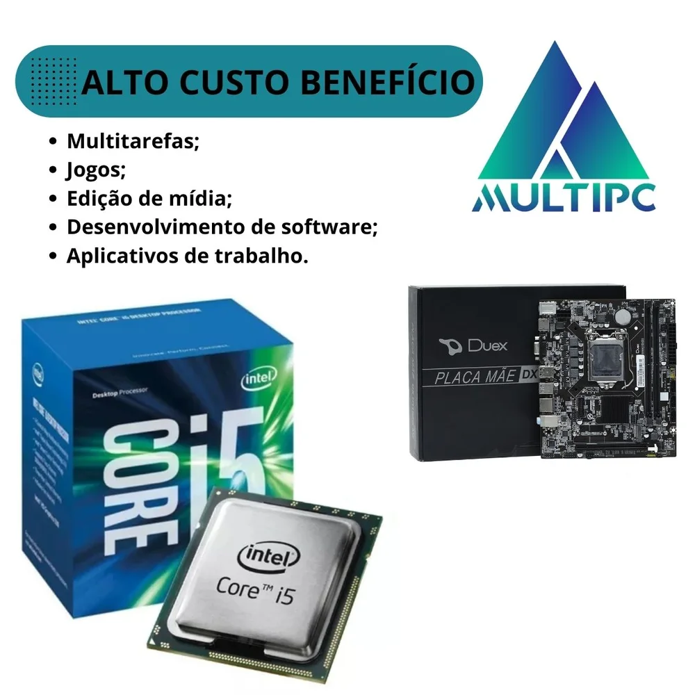 Windowsデスクトップ i5-6400,16GB,256GB+1000GB Computador Multipc Intel I5 6 Geraço 16GB KaBuM