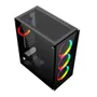 Gabinete Nexus Gamer Helium, Mid Tower, Acrílico Lateral, 3 Fans Frontais, Preto