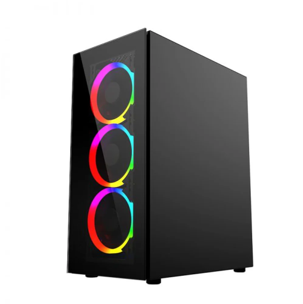 Gabinete Nexus Gamer Helium, Mid Tower, Acrílico Lateral, 3 Fans Frontais, Preto Gabinete Nexus Gamer Helium, Mid Tower, Acrílico Lateral, 3 Fans Frontais, Preto