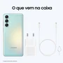 Smartphone Samsung Galaxy M55, 256GB,  8GB RAM, Câmera Tripla Até 50MP, Tela Super Amoled 6.7, Verde Claro