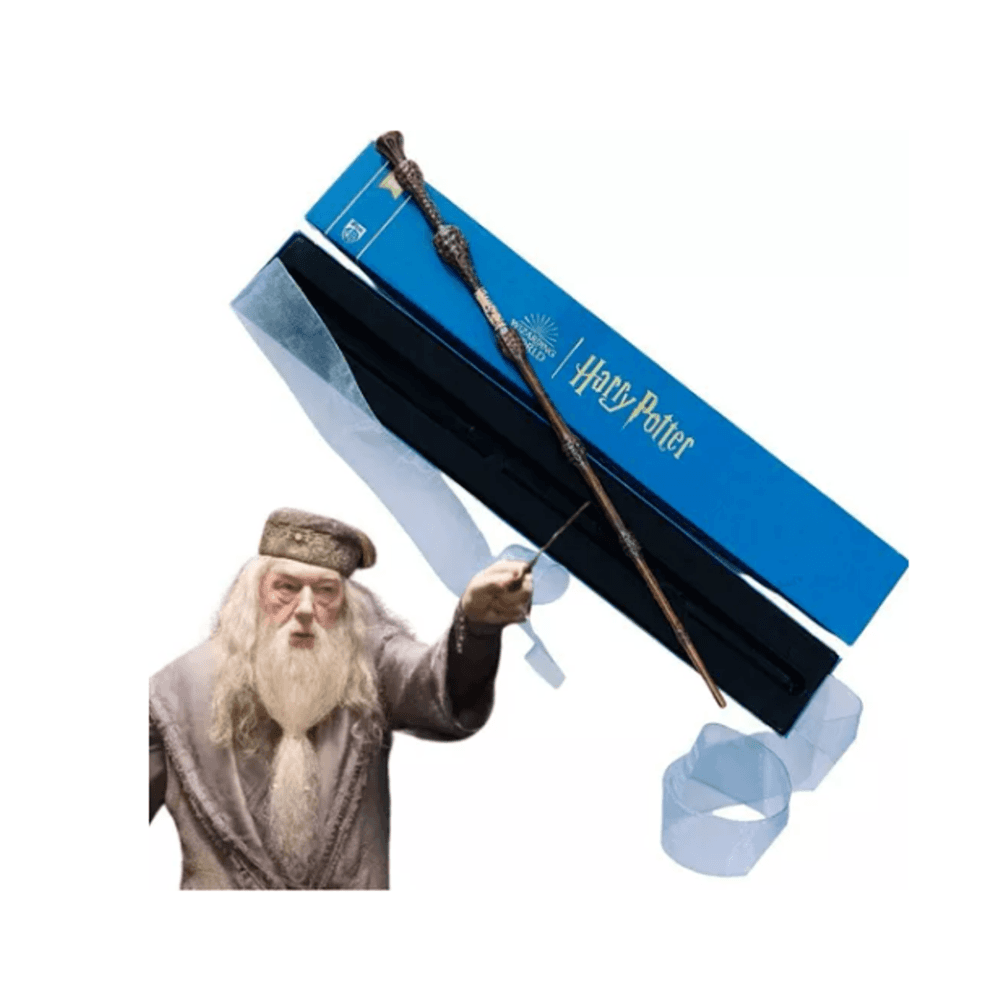 Jogo Gamer Varinha Mágica Do Dumbledore Filme Harry Potter Colecionável Geek