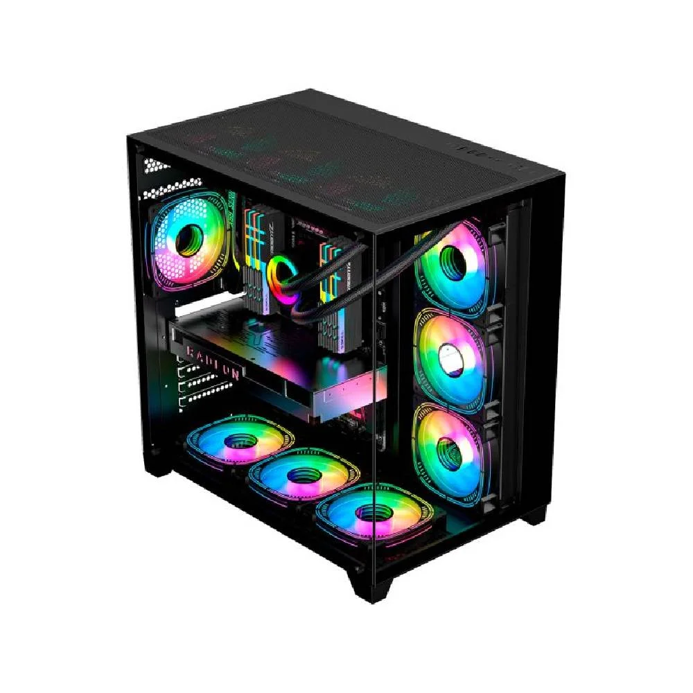 Gabinete Gamer K-mex Ghost Shark, Full Tower, ATX, Sem Cooler - Cg-02j1 Gabinete Gamer K-mex Ghost Shark, Full Tower, ATX, Sem Cooler - Cg-02j1