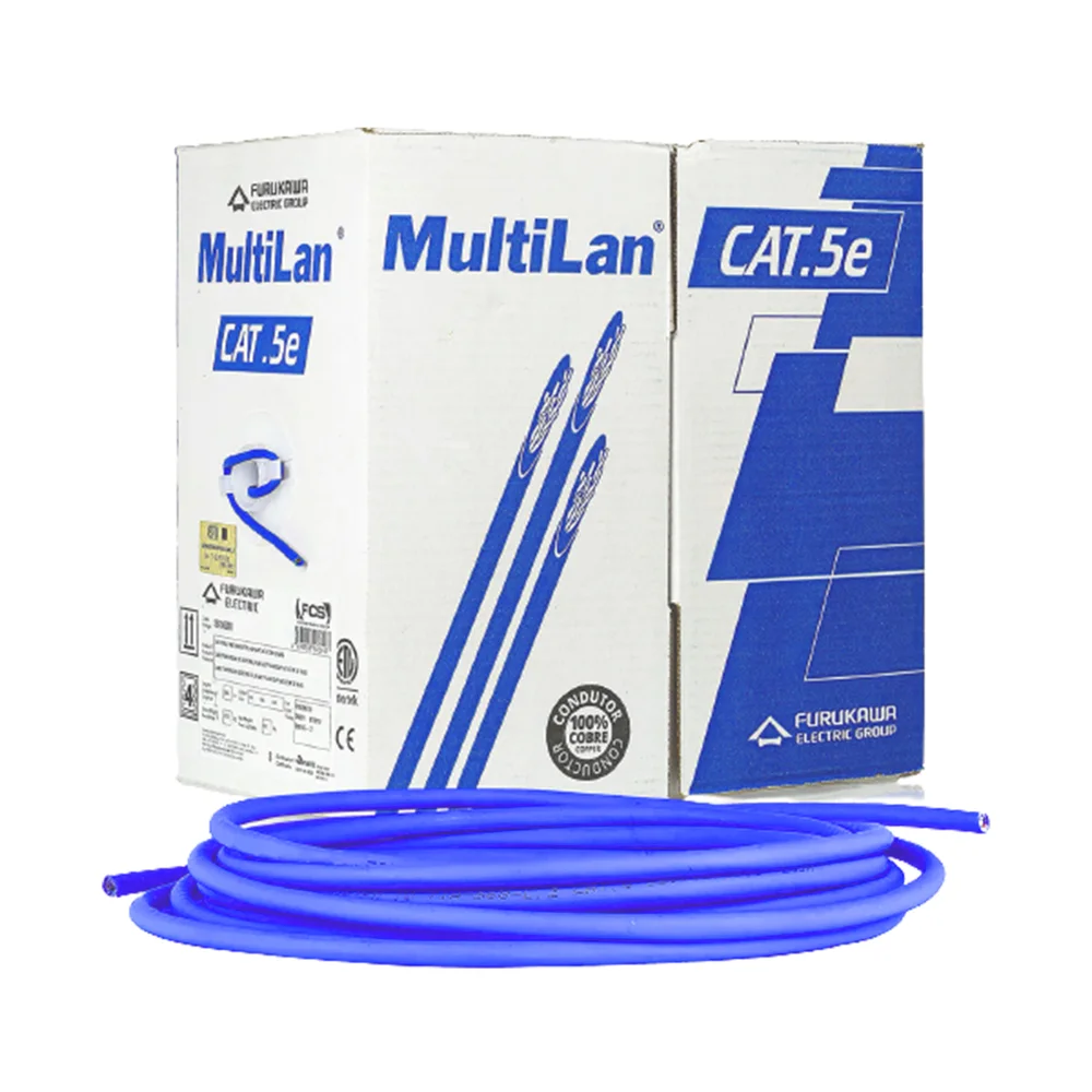 Cabo De Rede Furukawa Cat5e Anti Chama - 75 Metros Cabo De Rede Furukawa Cat5e Anti Chama - 75 Metros