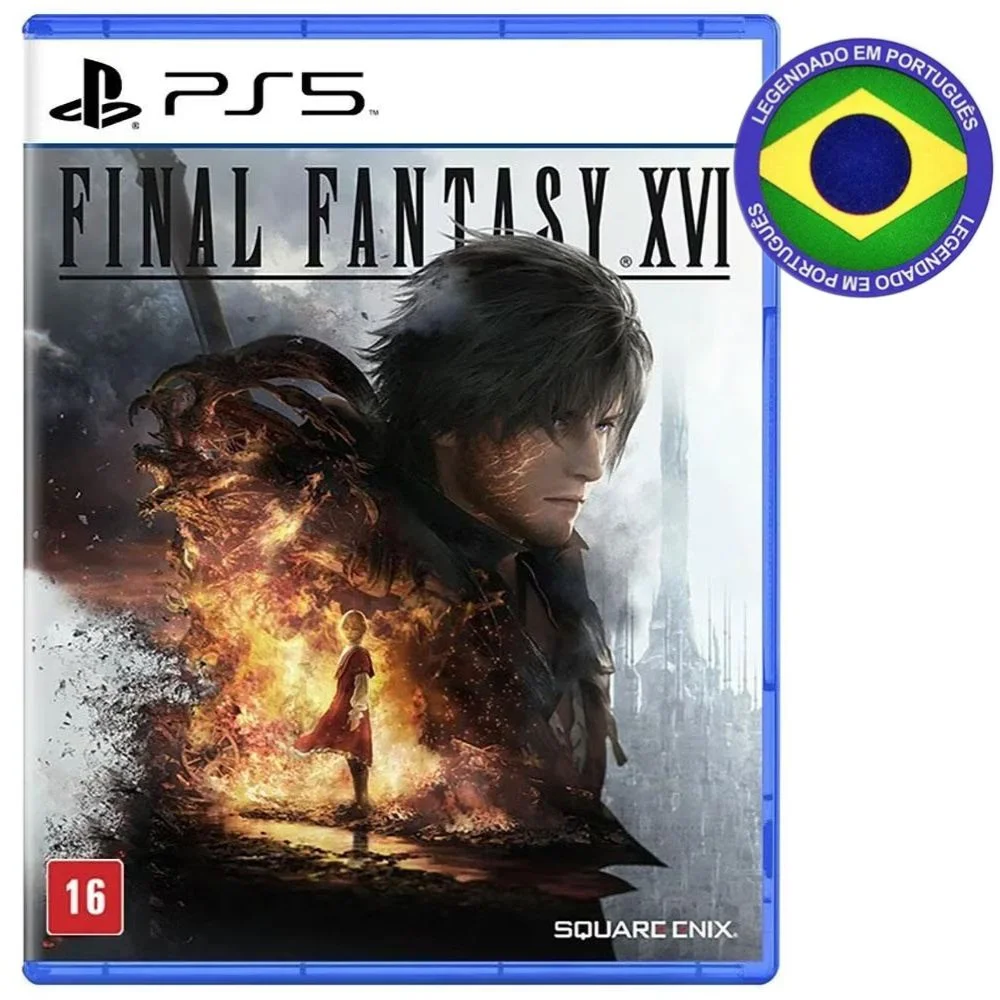 Final Fantasy Xvi 16 Ps5 Mídia Física Legendado Em Português Final Fantasy Xvi 16 Ps5 Mídia Física Legendado Em Português