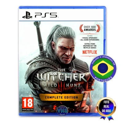 Imagem do produto The Witcher 3: Wild Hunt Complete Edition PS5 - Físico em Kabum