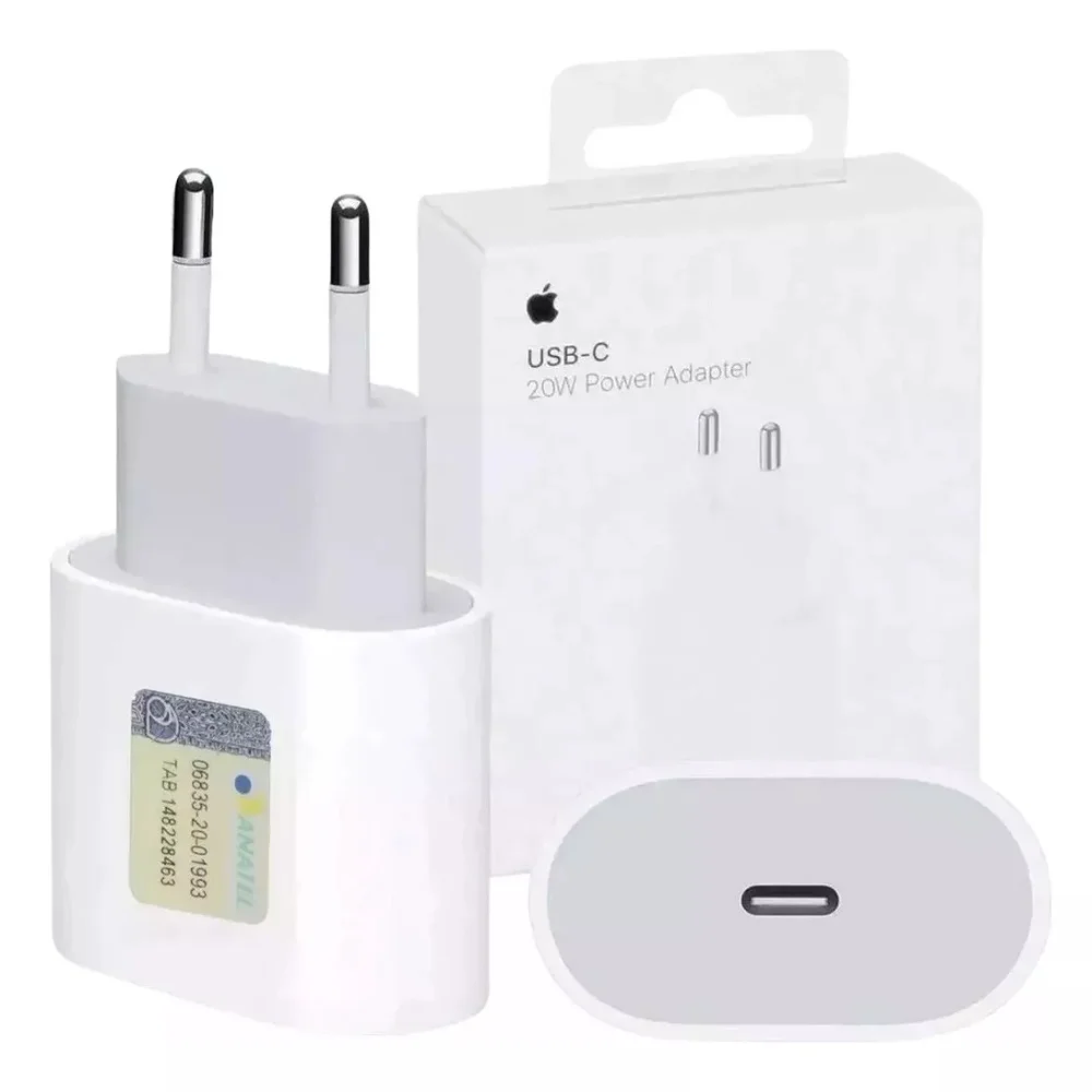Carregador Fonte Apple Ipad Iphone Usb-c 20w Anatel - Muvu3bz/a