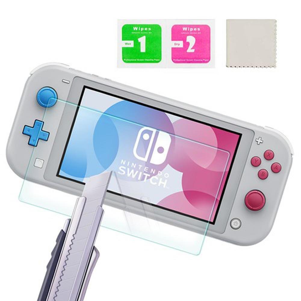 Estojo Case Bag Compatível Nintendo Switch Lite Jogo Acessórios + Pelicula Vidro Cor:vermelho;