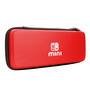Estojo Case Bag Compatível Nintendo Switch Lite Jogo Acessórios + Pelicula Vidro Cor:vermelho;