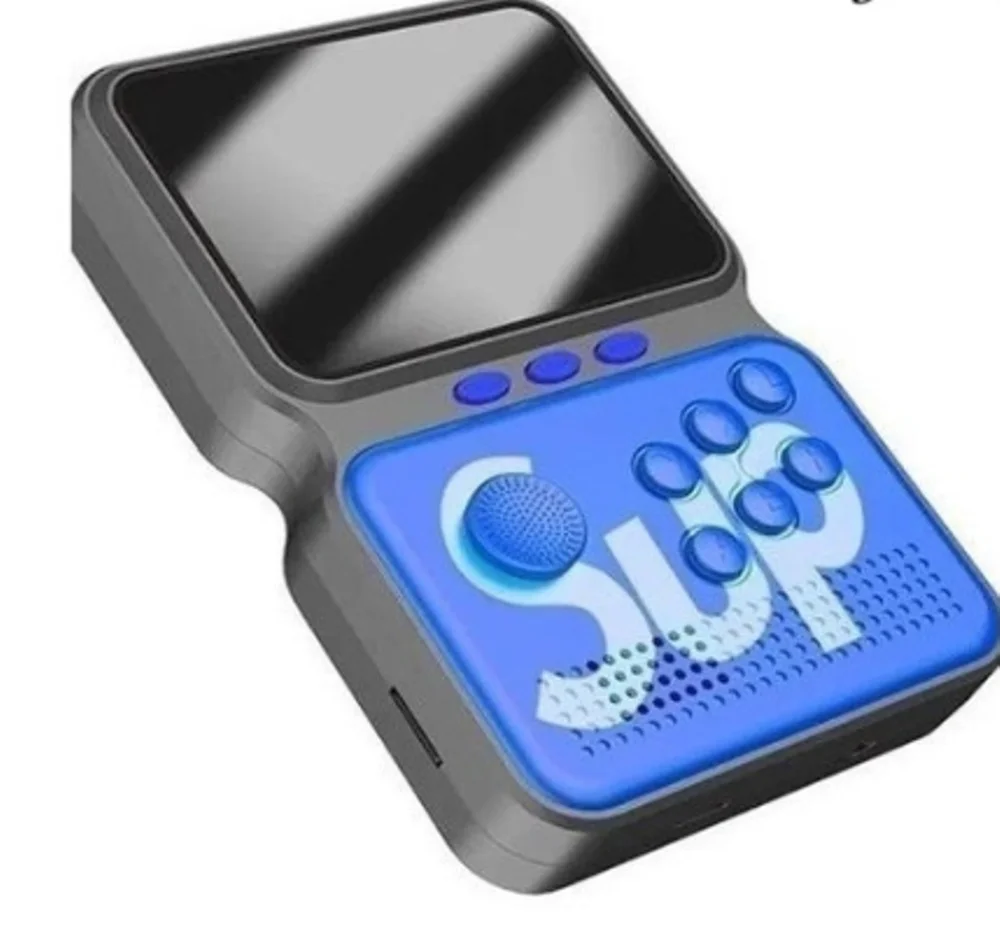 Vídeo Game Retro Portátil Sup Power M3, 900 Jogos Antigos, Azul Vídeo Game Retro Portátil Sup Power M3, 900 Jogos Antigos, Azul