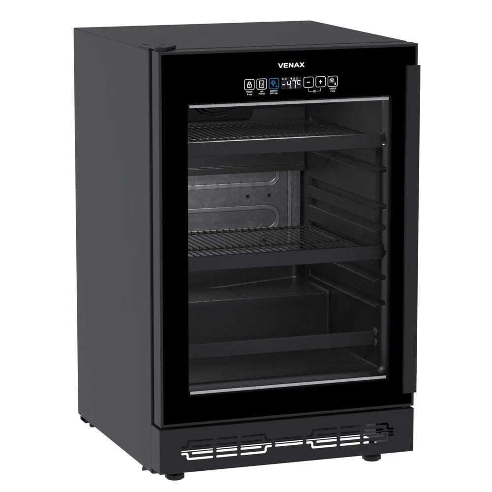 Cervejeira de Embutir Venax, 82L, Top Light, Touch, Porta Invertida, Preto, 127V Cervejeira de Embutir Venax, 82L, Top Light, Touch, Porta Invertida, Preto, 127V