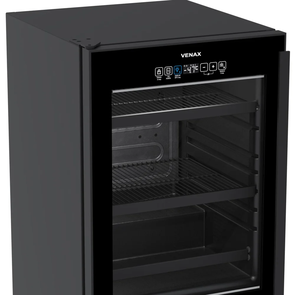 Cervejeira de Embutir Venax, 82L, Top Light, Touch, Porta Invertida, Preto, 127V Cervejeira de Embutir Venax, 82L, Top Light, Touch, Porta Invertida, Preto, 127V