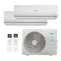 Ar Condicionado Bi-split Inverter Elgin 18.000 Btus Quente E Frio 220v (2x Evap Hw 12.000) Plus R-32 Wi-fi